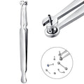 DJCIW Multi-Purpose Piercing Clamp Tool,Piercing Removal Tool-Perfect to Change and Remove Cartilage,Lip and Nose Jewelry Remove Ball Back Earrings - color: AR-Ear lip clamps