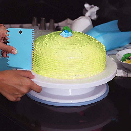 Cake Decorating Supplies 211PC,Baking Utensils Set and Bakery Tools Kit, Baking Accessories,Baking Set for Adults,Baking Stuff,Cake Spinner Turntable,Baking Essentials For Beginners - color: 211PC