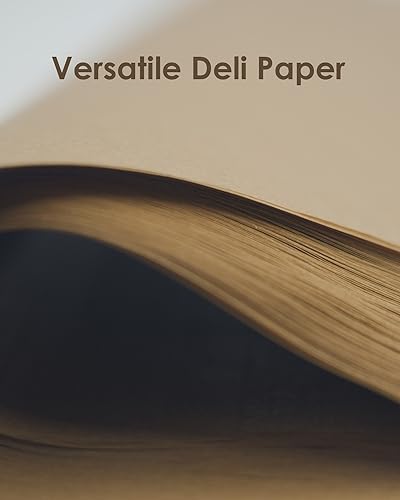 Bake Choice 12" x 12" Parchment Paper Square Kraft Deli Wrap Sheets 100 PCS
