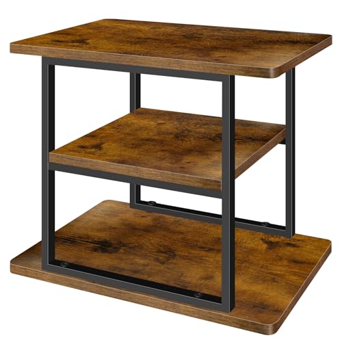 3 Tier Rustic Wood Cupcake Stand, Rectangular Dessert Table Display Tower - size: 1 Pack - 3 Tier Rectangle
