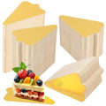 600 PCS 4.6 inch Mini Cake Boards, Premium Triangle Golden Mousse Cake Boards, Versatile Cupcake Bases & Dessert Displays, Perfect for Parties and Special Occasions - size: 600 PCS 4.6 inch Mini Triangle Golden