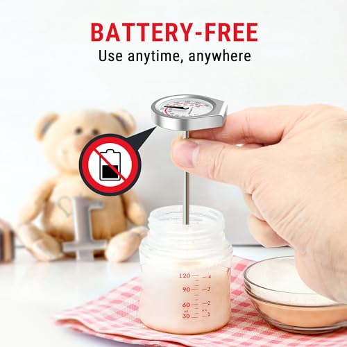 TempPro Dial Instant Read Meat Thermometer for Cooking - size: Anlog
