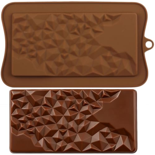 Break Apart Silicone Chocolate Molds Fragment Candy Mold For Chocolate Bar Candy Energy Bar
