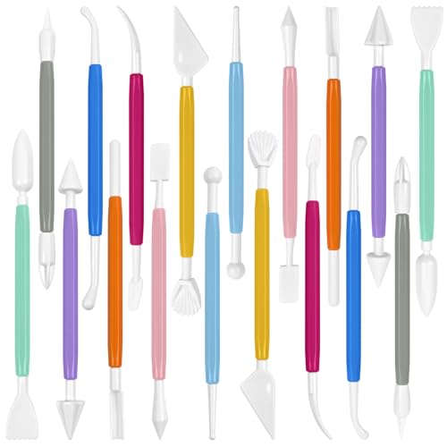18PCS Double Ended Clay Sculpting Tools Set for Air Dry Polymer Clay Craft