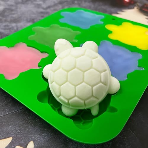 Silicone Turtle Molds for Candy Making, Chocolate Sheet Ice Cube Tray