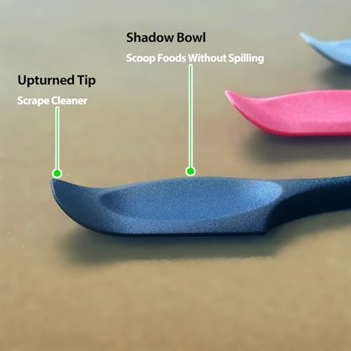 Mini Silicone Spatula, 8" Curved Small Spatula with Shallow Bowl, Mixed,4Pc - color: Assorted