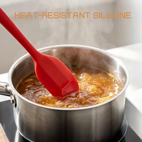 Silicone Spatula Heat Resistant 11 inch Rubber Spatula - (4-Piece)