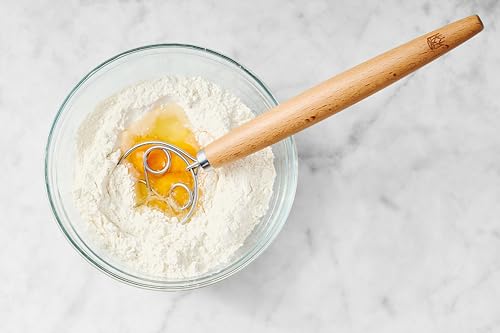 King Arthur Baking Company Baker’s Batter Whisk, Triple-Loop, 18/8 Stainless Steel, For Gently Mixing Batters, Quick Breads, And Muffin Mixes - style: Triple-Loop