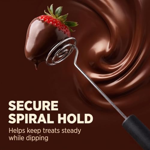 1Pc Black Candy Dipping Tools Set - Chocolate Dipping Fork & Fondue Forks - Stainless Steel Kitchen Gadget