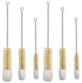 HIC Kitchen Soft-Tip Cleaning Brushes, Non-Scratch Microfiber with Boar Head Bristles, Set of 6 - size: Set of 6