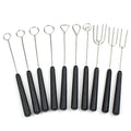 O'Creme Chocolate Dipping Tools, Set of 10 - size: 10-Piece Set