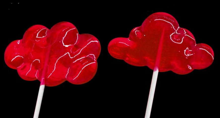 mostsom 2pcs/lot Cloud Shape Silicone Lollipop Mold Cake Decorating Supplies 3D Snack Tool Kitchen Tools Baking Tool (K_ Cloud) - size: K_ Cloud
