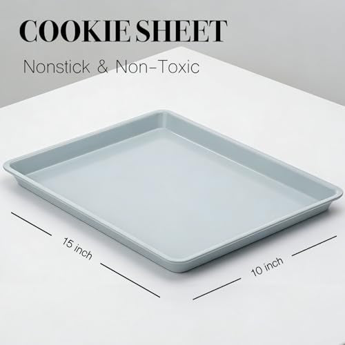 Ceramic Baking Sheet, Cookie Sheets for Baking 15x10" - size: baking sheet 15x10"