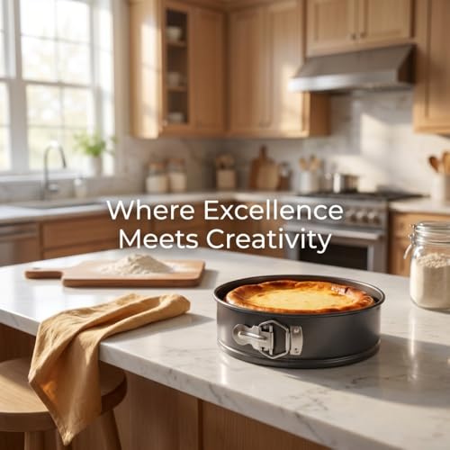 3Pcs Springform Cake Pan Set - Nonstick Round Carbon Steel Bakeware with Removable Bottom for Cheesecake Pizza Bread, Black(18+20+22cm) - size: 18+20+22cm
