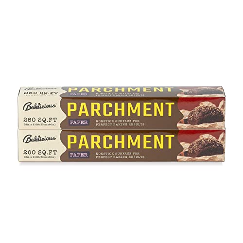 Baklicious 15inch x 210ft Unbleached Non-Stick Parchment Roll 2-Pack - size: 15inch-2pack