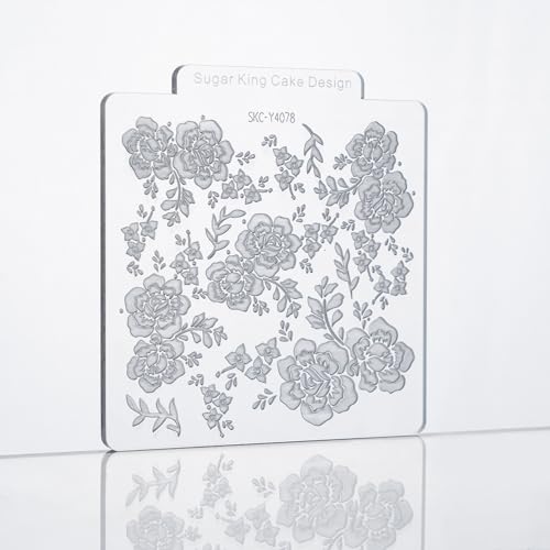 KALAIEN Cookie Stamps,Fondant Impression Mat Set of 3 Style 3 - color: Style 3