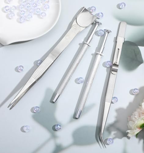 4Pcs Tweezers for Cake Decorating, Cake Decorating Tweezers