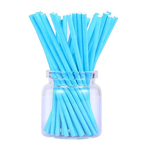 BakeBaking Colored Cake Pop & Lollipop Sticks 4 in, 7 Colors, 210 Count