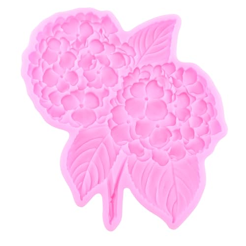 Hydrangea Flower Fondant Mold Flower Silicone Molds Set Of 2 - color: Style A