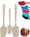 DI ORO Silicone Spatula Set - 600F Heat Resistant, 3-Pc Clay - color: Clay