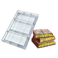 GRAINRAIN Polycarbonate Deep Filled Chocolate Bar Mold for Energy Protein Bars, Chocolate Snakes, Covered Cookies - Durable DIY Candy Making Tool (19416) - color: 19416