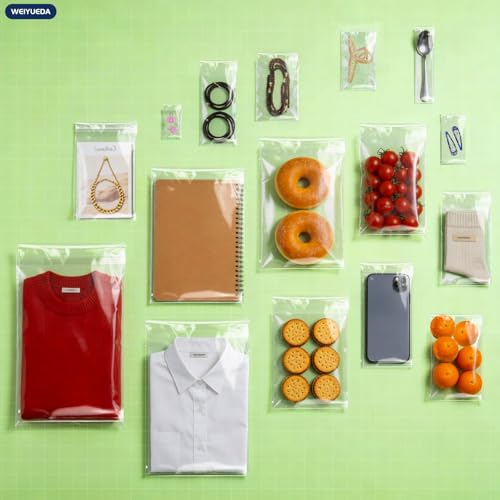 5x7“ Clear Self Seal Cellophane bags 200Pcs, Greeting Card Cookie Packaging - size: 5X7"