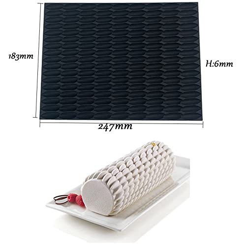 Generic Silicone Swiss Cake Mould Cake Mold Silicon Fondant Mat Impression Lace Moulds