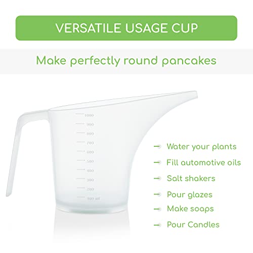 Funnel Pitcher for Soap Making, Large Capacity Easy Pour