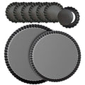 RICHSC-PAN Tart Pan Set, 11 & 9 Inch Tart Pans with 6Pcs 4 Inch Mini Pans. - size: (11+9+4)Inch