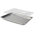 Checkered Chef Baking Sheet and Cooling Rack Set for Cooling and Baking