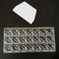 Chocolate Candy Mold PC Polycarbonate Chocolate Making Mould with Scraper (Lip Shape) - color: Lip Shape