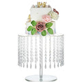 SealSee Acrylic Cake Stand,Acrylic Cake Rack Circular Cupcake Rack - size: Large