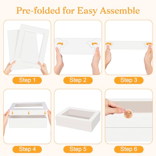 15 PCS Sheet Cake Boxes, 14x10x4 Rectangle Cake Box, Quarter Sheet Cake Box, White Baking Boxes, Large Bakery Boxes, Cajas Para Pasteles, 10x14 Cake Boxes for Birthday, Wedding, Party, Business - size: 14X10X4 Inch