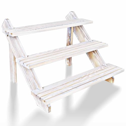 Display Riser, Earring Display Stands, Organizer For Vendor White(3tier) - color: White-3tier