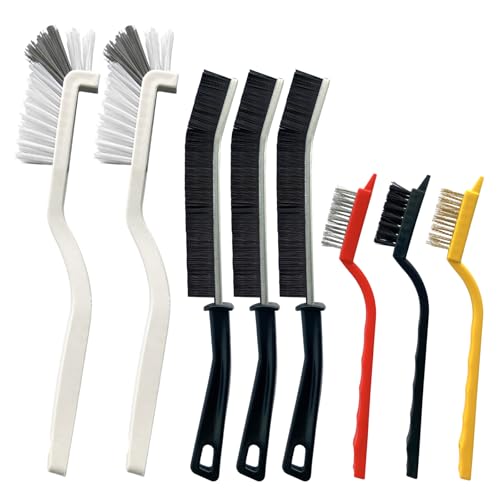 King Origin 8 PCS Crevice Cleaning Brush Set, Hard Bristle - color: 8-pack