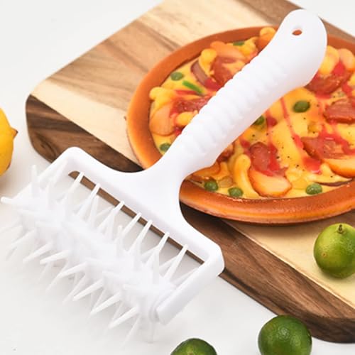 Pizza Dough Docker Roller, PP Spike Roller Prevents Blistering