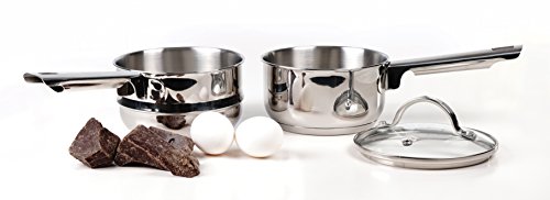 RSVP International MDB-1IN 1-quart Induction Double Boiler, Multi Color - size: 1 Quart Capacity