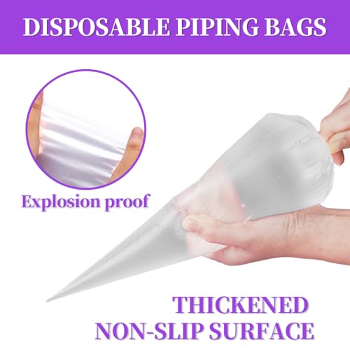 24 Inch Disposable Large Piping Bags,100 PACK Extra Large Thick Pastry Bags - size: 24inch -100 Pack