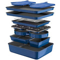 Wildone 13-Piece Baking Pans Set, Nonstick Bakeware Sets, Blue - color: Blue