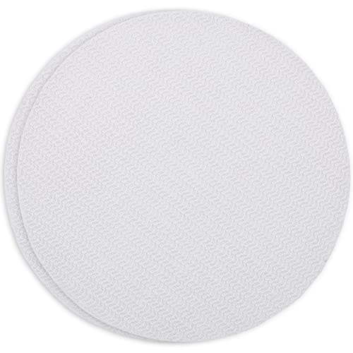 Ateco Set of 2 Non-Slip Pads, Reusable, Food Safe Plastic, 12-Inch Diameter, White - size: #620 12" Non-Slip Pads