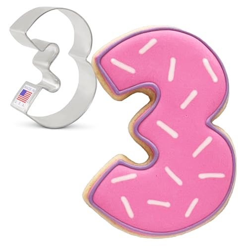 Ann Clark Number Three #3 Cookie Cutter 3-1/4" Made in USA
