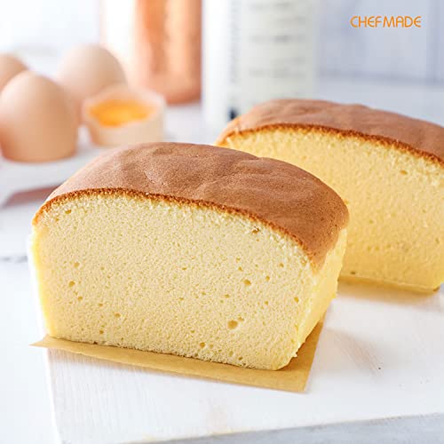 CHEFMADE 2LB Rectangle Loaf Pan, Non-Stick Oblong Bread and Meat Bakeware for Oven Baking (Champagne Gold) - size: 01 - 5" x 9" x 2"
