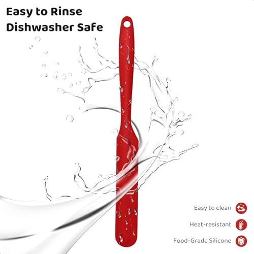 MOJOTORY Silicone Jar Scraper with Long Handle - size: 1 pcs