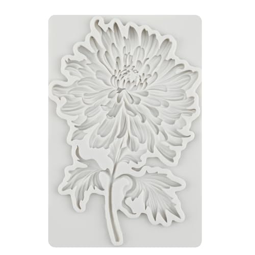 Chrysanthemum Flower Fondant Silicone Mold Set Of 2 - color: Style K