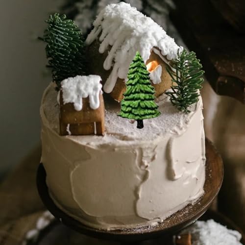 Christmas Silicone Molds Christmas Tree Candy Fondant Molds - color: Style B