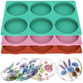 3 Pack Silicone Molds, 18-Cavity Round Deep Resin Coaster Mold for Resin, Easy to Pop, Nonstick, for Epoxy Resins, Muffin Pans for Baking, Egg Bite, Cups Mats, DIY Craft Making
