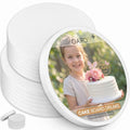 0.5" Cake Board Drums 10 & 12 Inch Set (7 Pack/Size) Value Bundle - color: White, size: 10" + 12"