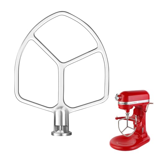 Stainless Flat Beater for KitchenAid 5 Plus - 6QT Bowl Lift Mixer - size: Flat Beater