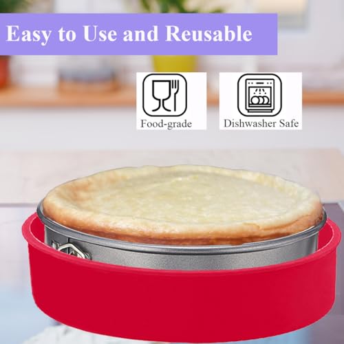 Silicone Springform Pan Protector, Cheesecake Water Bath Protector - size: for 9'' and 9.5'' pan