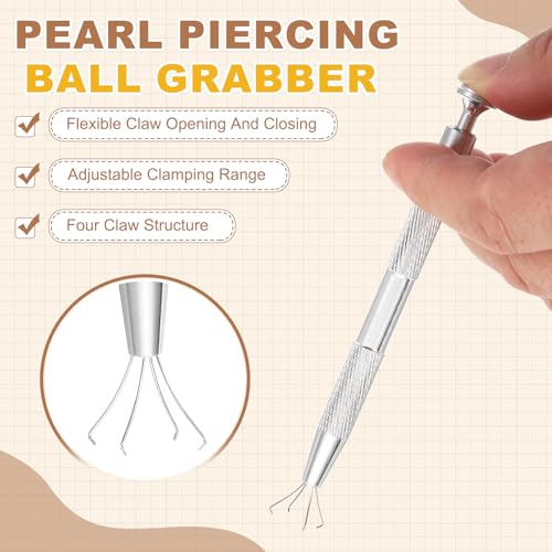 uxcell 3Pcs Sprinkle Pen for Cake Decorating,4.7in 4 Claw Sprinkle,Silver - color: Silver